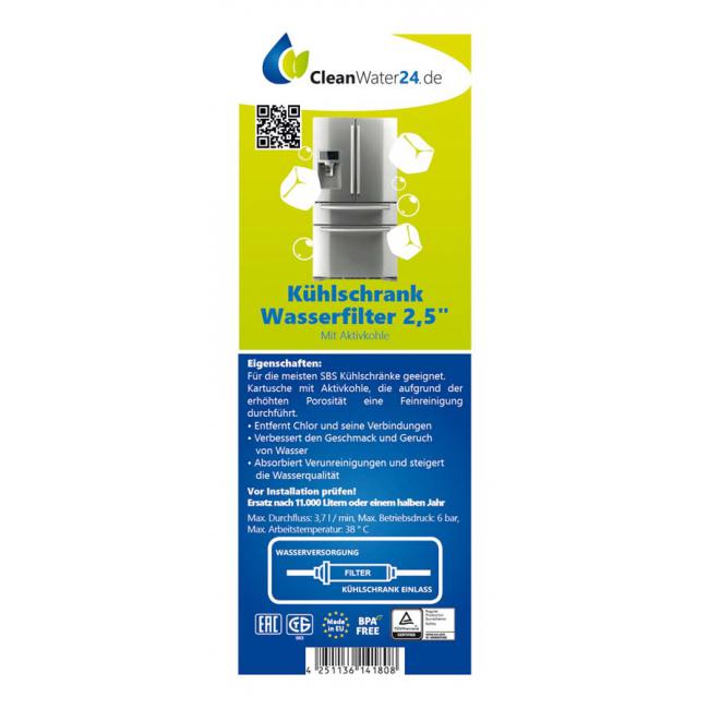 Cleanwater24-SBS-Kühlschrankfilter 2,5