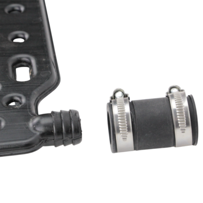 OKU Verbindungsschlauch 25 x 3 x 63 mm mit 2 Edelstahl Schlauchschellen