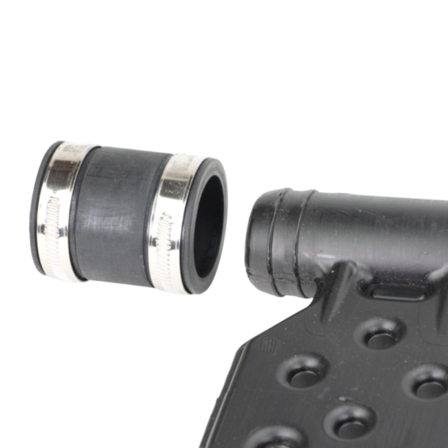 OKU Verbindungsschlauch 38 x 5 x 60 mm mit 2 Edelstahl Schlauchschellen