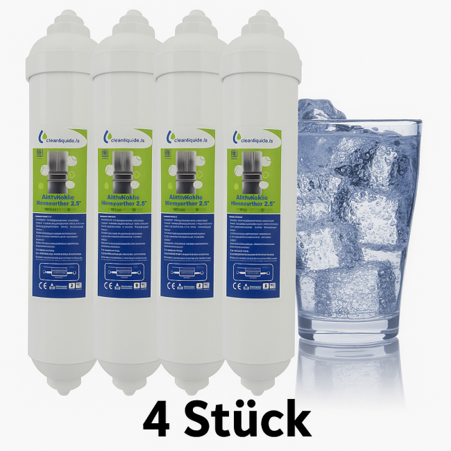 Set 4x Stück Wasserfilter Kühlschrankfilter SIDE BY SIDE Modell 2026 Siemens USW