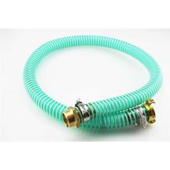 1 m Pumpenanschlussschlauchgarnitur LW 25mm  mit 1 Zoll AG Anschluss und Schnellkupplung Knaggen Abstand 40mm