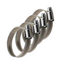 4x Schlauchklemme Edelstahl Ø 25-40/ 12mm