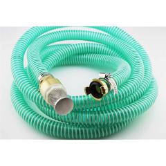 Ansaugschlauchset LW 25mm 1 Zoll, Rückschlagventil und Schnellkupplung (GEKA), 2-50m