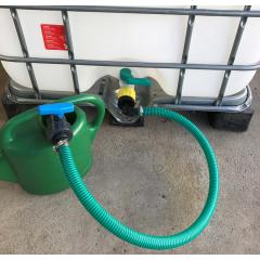 Flexibler Befüllschlauch mit stabilem 2 Zoll Anschluss für IBC Tank