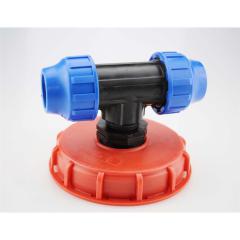 IBC Einfüllautomat mit Deckel und Einfüllwinkel PE-T-Stück 50