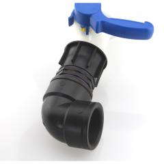 IBC Tank Adapter Winkel 90° 2 Zoll IG für IBC Tank