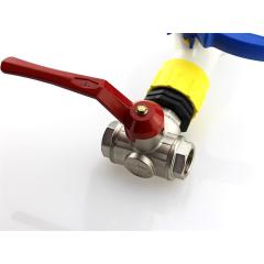 IBC Tank Anschluss S60 x6 an 3 Wege Ventil Abgang 1 Zoll IG für IBC Tank