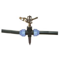 PE T-Stück mit Doppelabgang Klemmverbinder PE-IG-IG-PE Fitting PN 16 DVGW