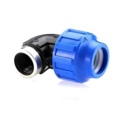 PE Winkel 90° PE-IG Klemmverbinder Fitting PN 16 DVGW