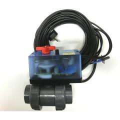 Pool Schwimmbad 2-Wege-Kugelhahn D 63 mm incl. Regelung mit elektrischem Stellmotor 230V