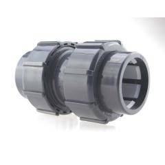 PVC-U FlexFit Klemmverschraubung IBG® Doppelverschraubung Klemm-Klemm