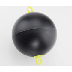 Schwimmkugel mit Ösen zum Anschluss für Ansaugfilter