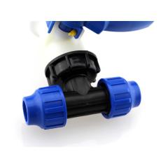 Tankverbindung IBC Verbinder S60x6 Kappe mit PE T-Stück