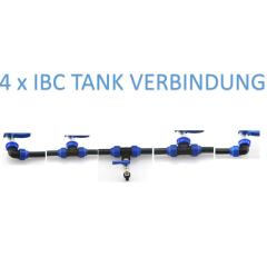 Tankverbindungsset 4 Tanks DN 32 Auslauf 1/2