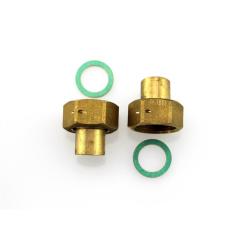 Verschraubung Wasserzähler mit Dichtung Löt 15  3/4