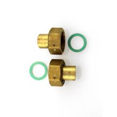 Verschraubung Wasserzähler mit Dichtung Löt 18  3/4